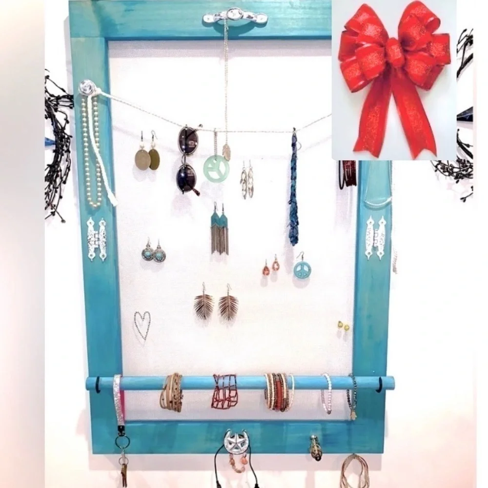 New Handmade Gift Jewelry hanging Organizer Display Extra Large Mother’s Day